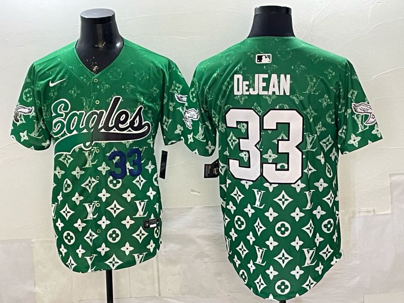 Men 2026 Philadelphia Eagles #33 Dejean Green Nike Limited NFL Jersey style 0002